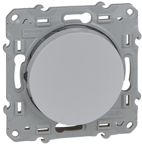 Переключатель без рамки Schneider Electric Odace 1-кл. проходной белый картинка